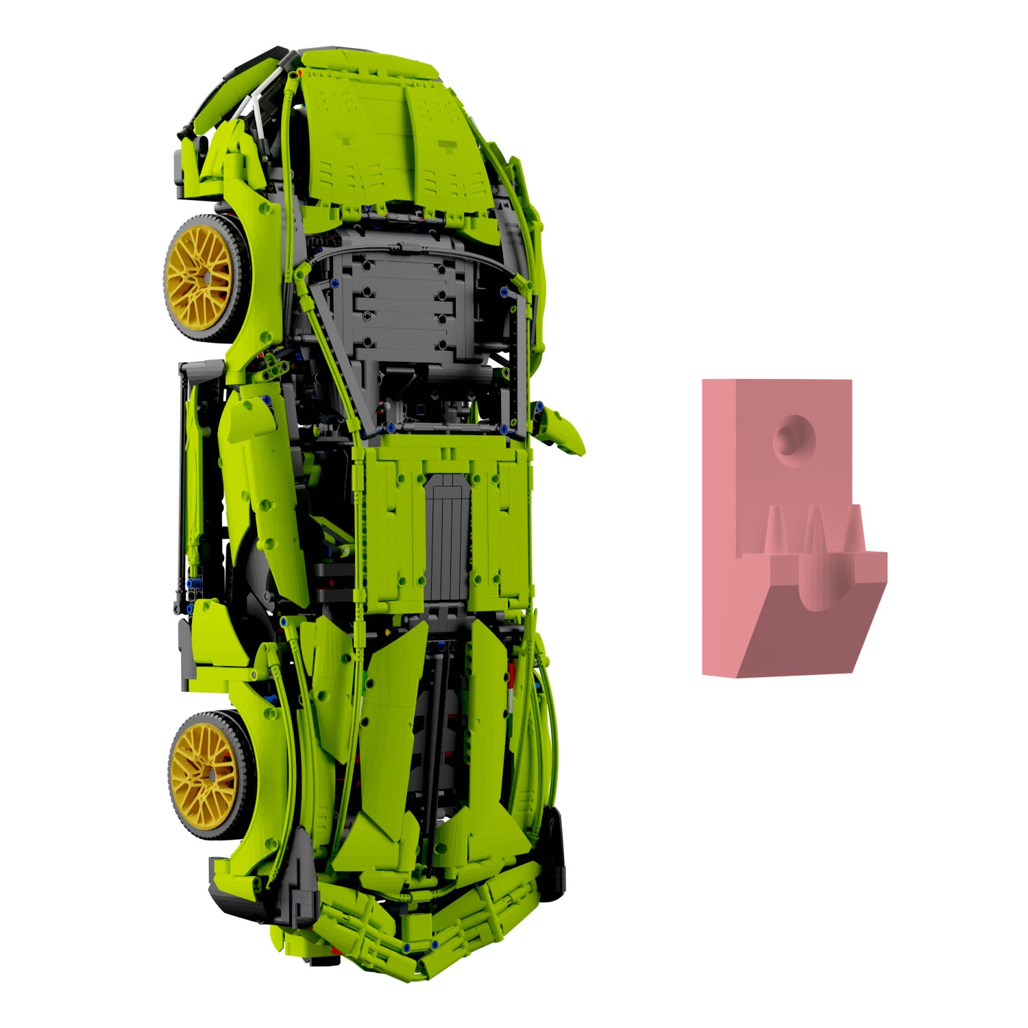 Wandhalterung kompatibel mit Lego Technik 42115 Sian FKP 37 Display