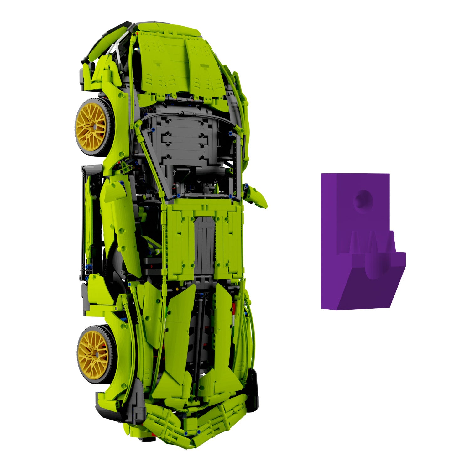 Wandhalterung kompatibel mit Lego Technik 42115 Sian FKP 37 Display