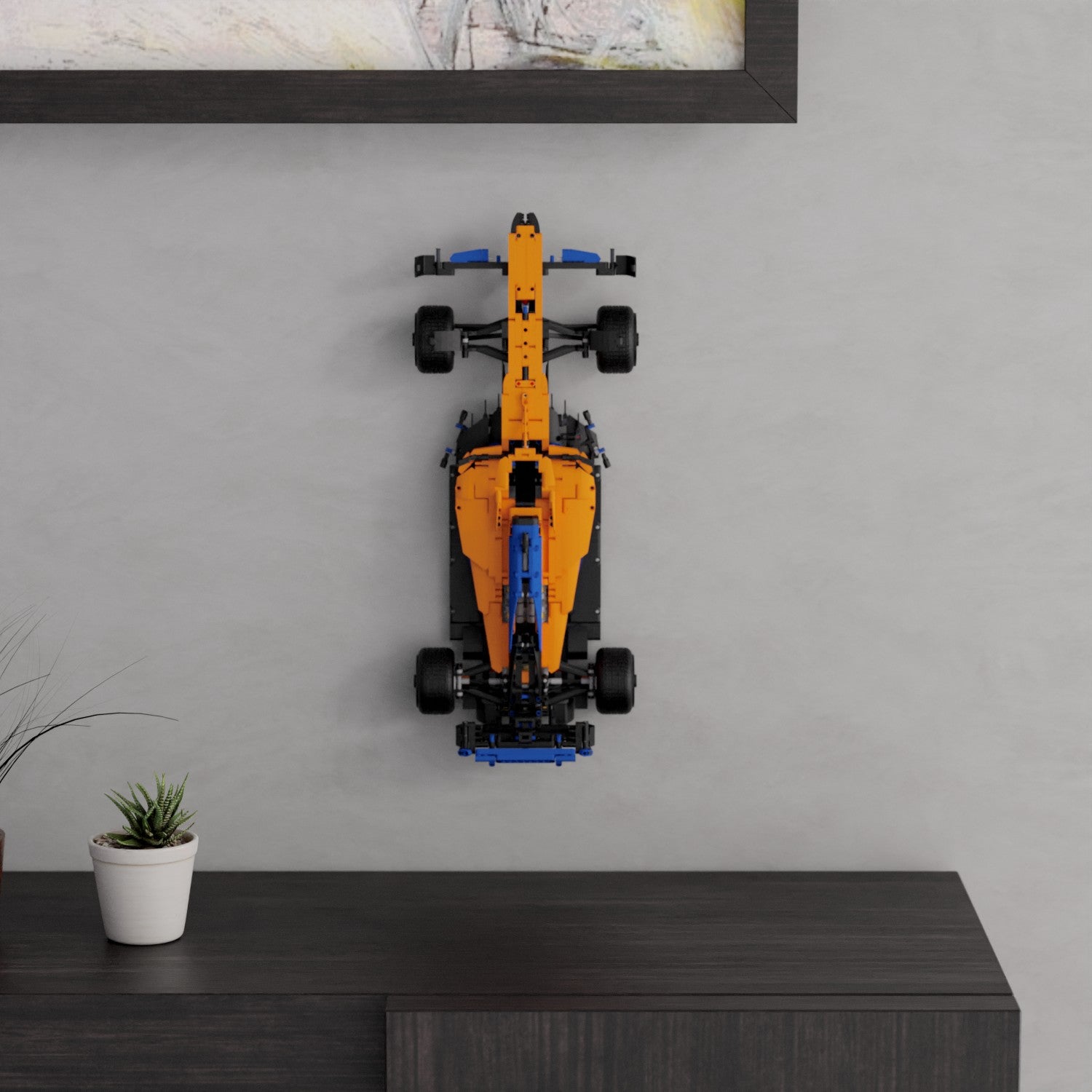 Wandhalterung kompatibel mit Lego Technik 42141 McLaren Formel 1