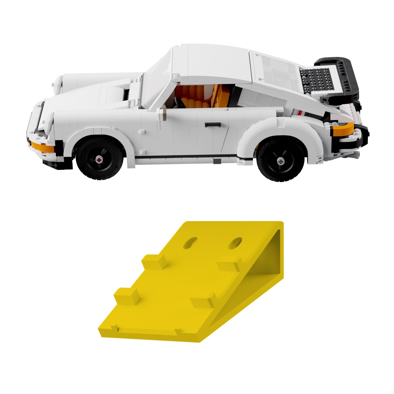 Wandhalterung kompatibel mit LEGO Creator 10295 Porsche 911 Display