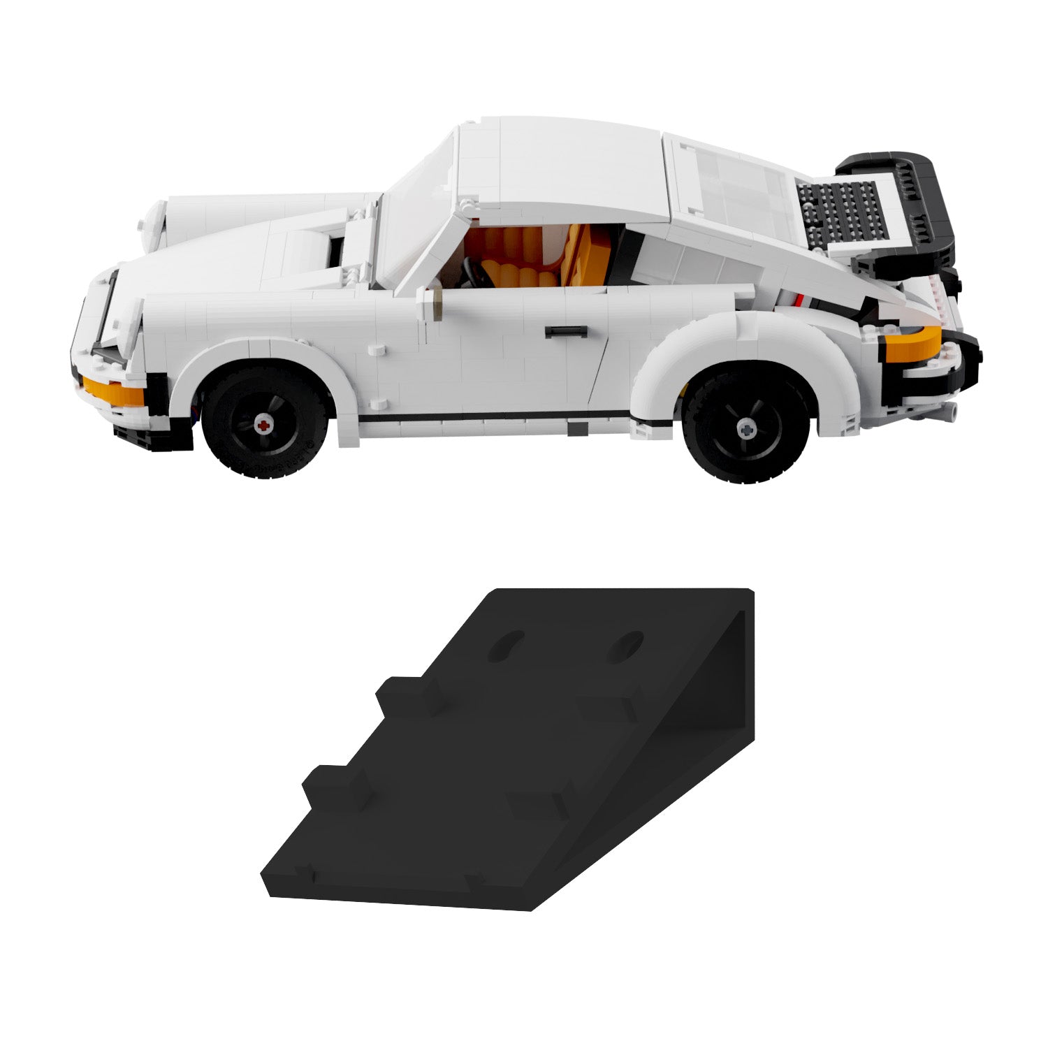Wandhalterung kompatibel mit LEGO Creator 10295 Porsche 911 Display