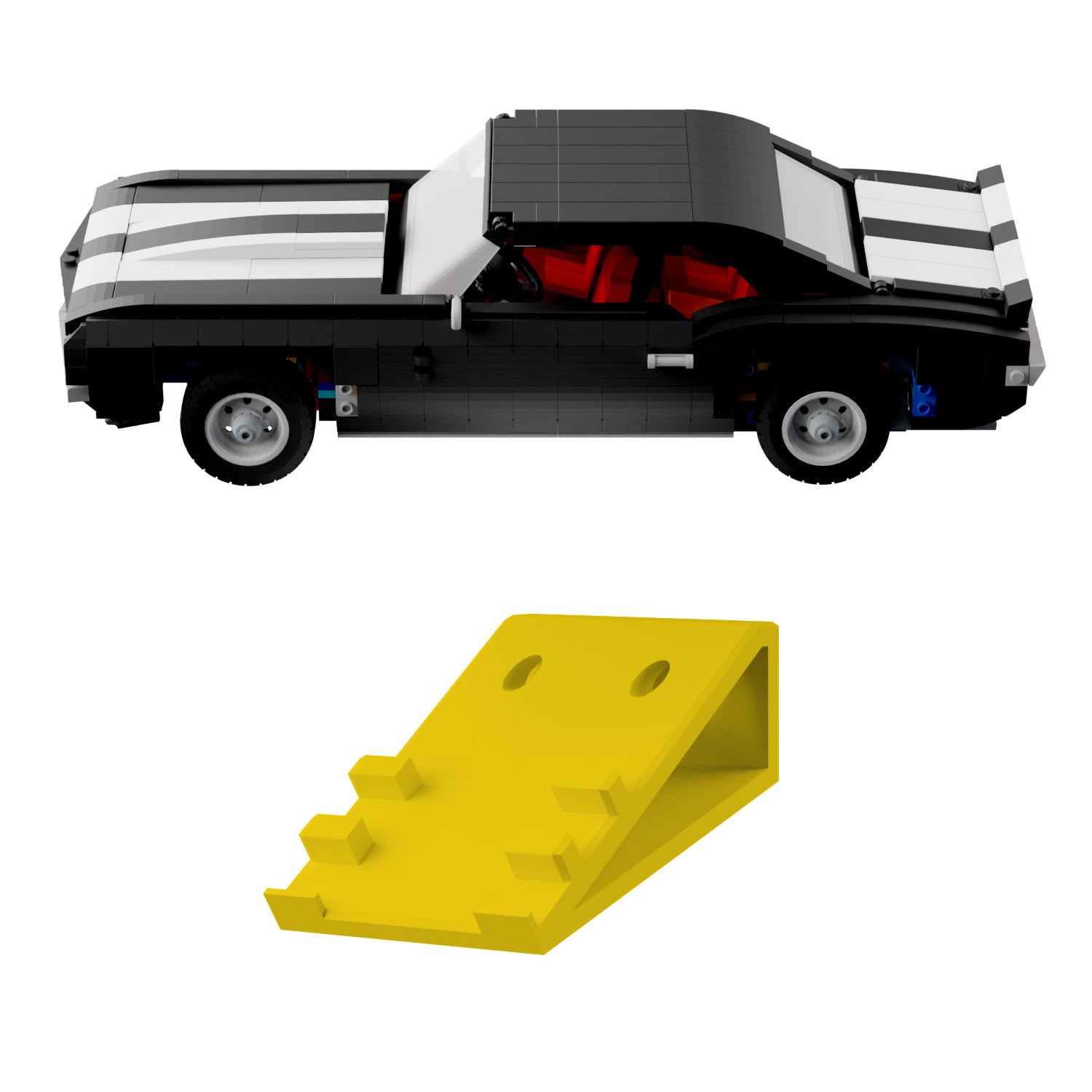 Wandhalterung kompatibel mit LEGO Icons 10304 Chevrolet Camaro Z28