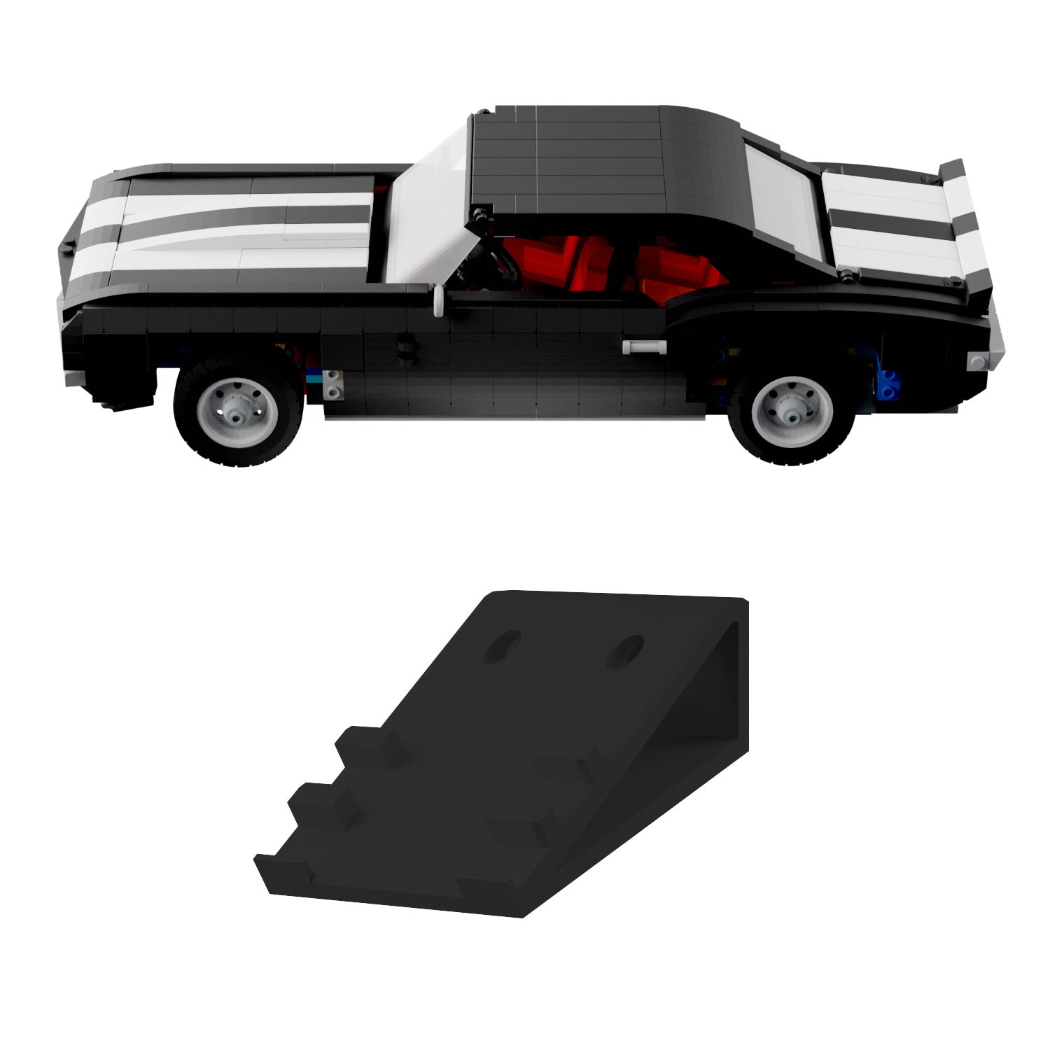Wandhalterung kompatibel mit LEGO Icons 10304 Chevrolet Camaro Z28