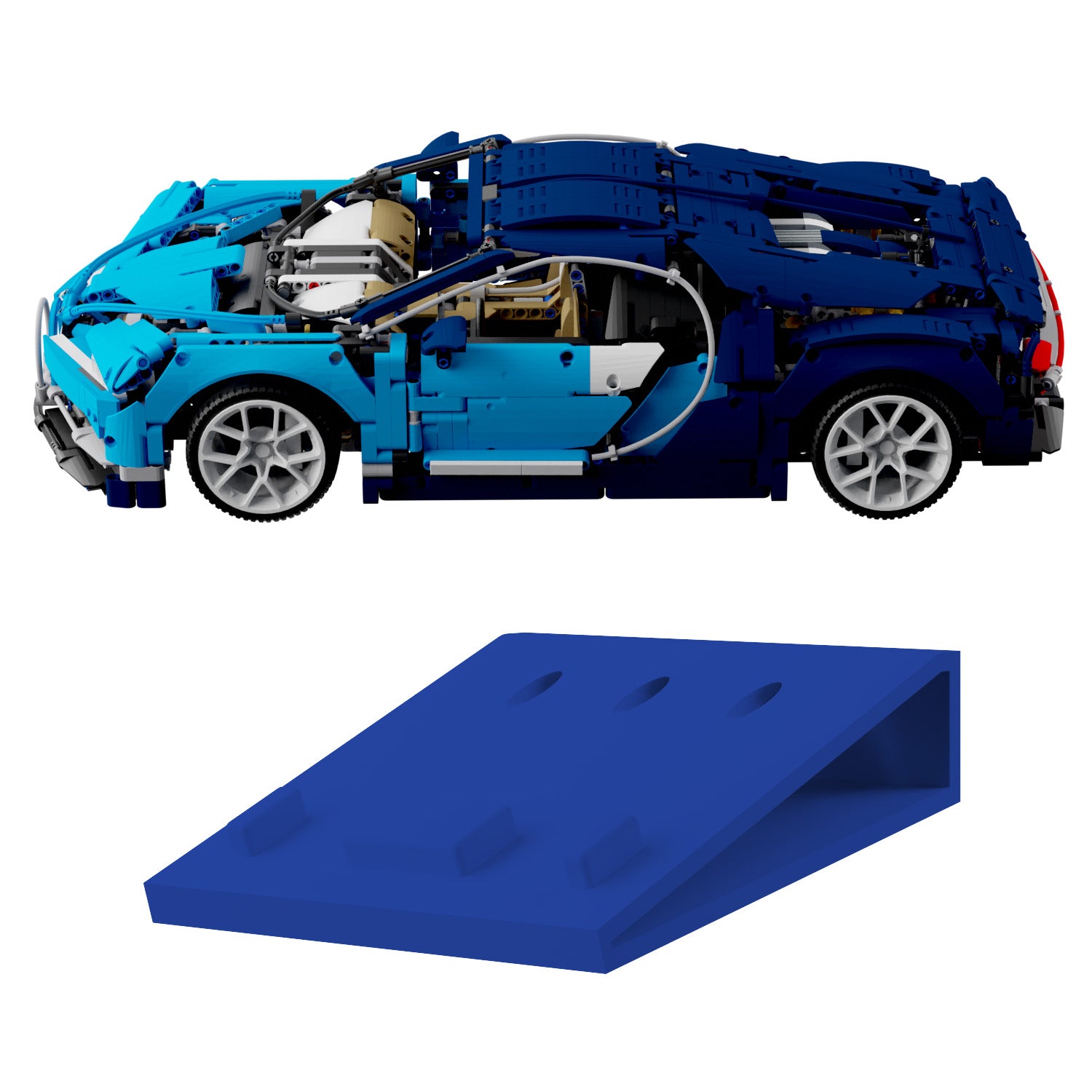 Wandhalterung kompatibel mit LEGO Technik 42083 Bugatti Chiron