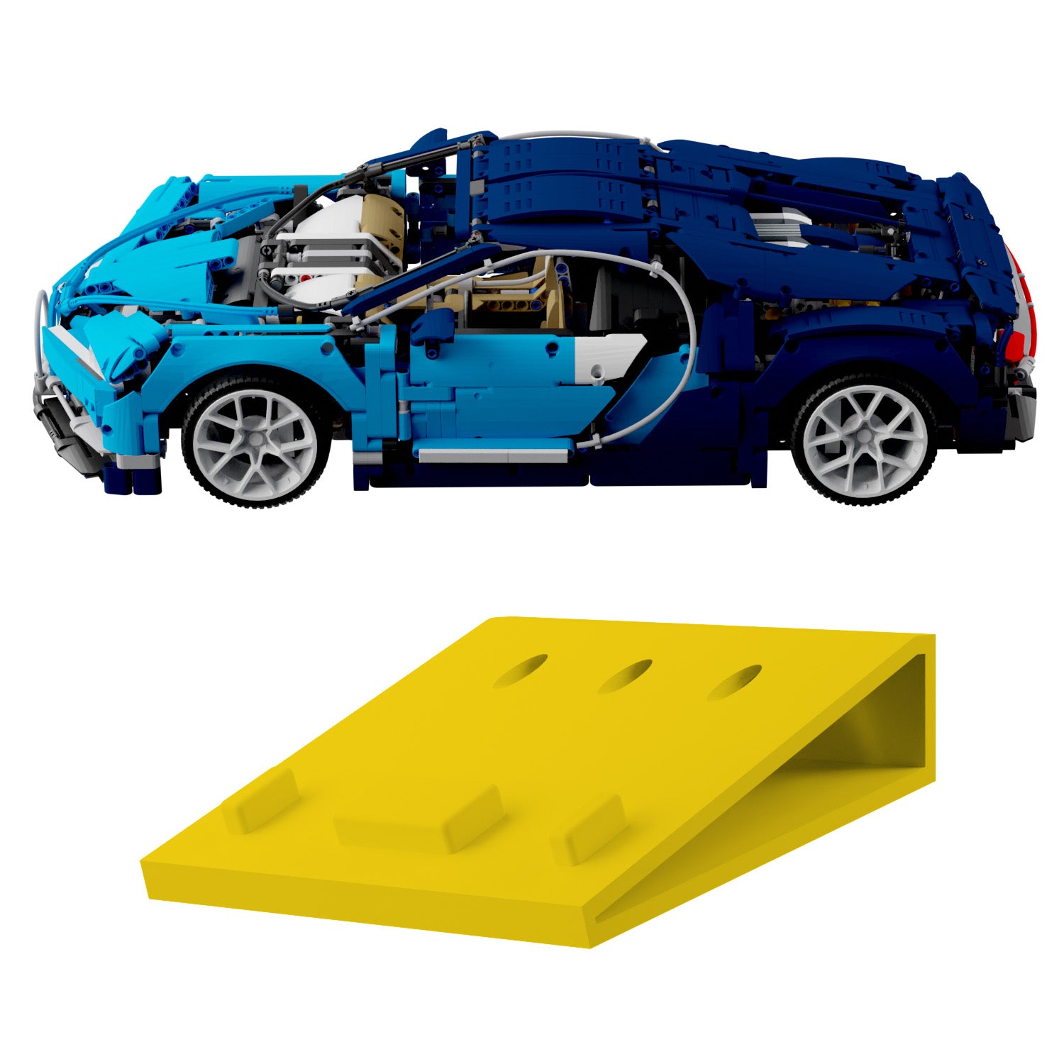 Wandhalterung kompatibel mit LEGO Technik 42083 Bugatti Chiron