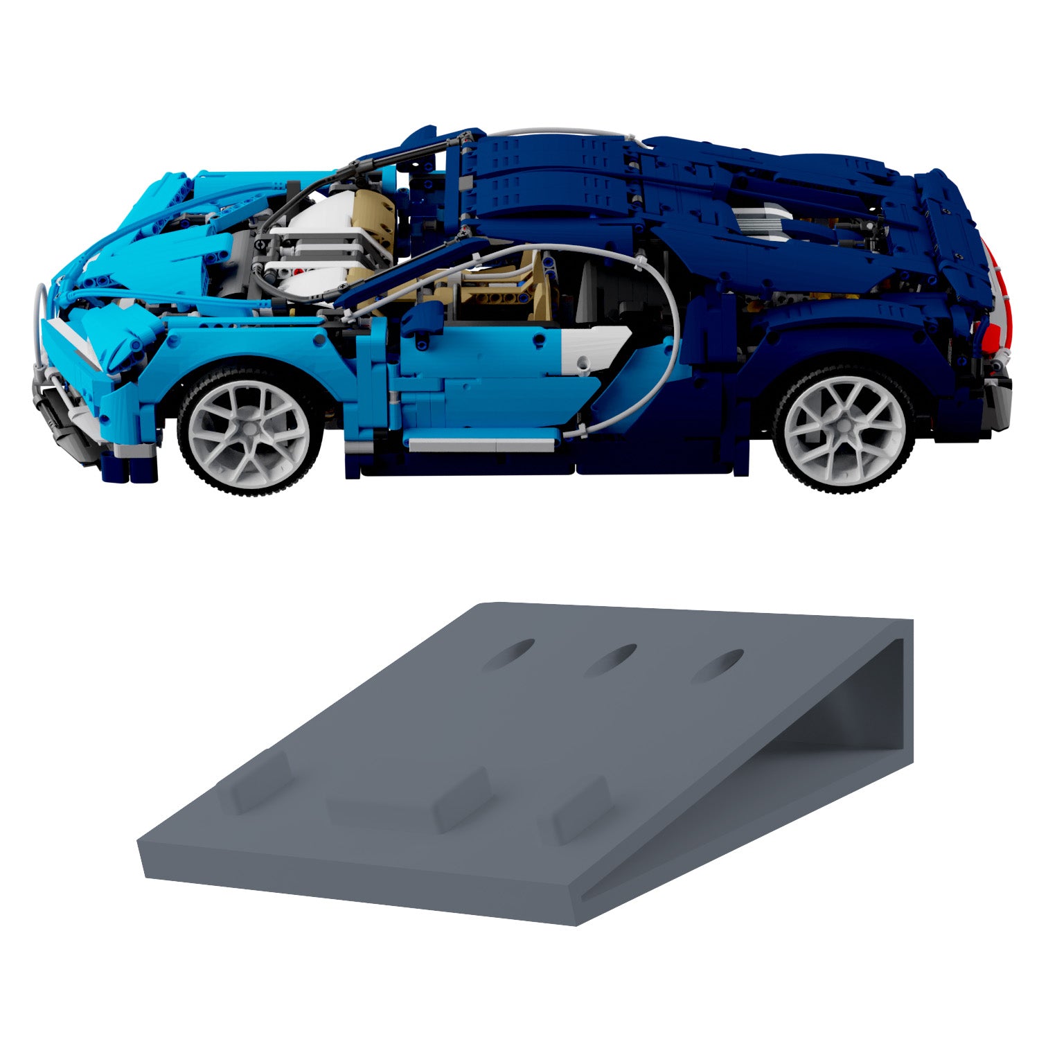 Wandhalterung kompatibel mit LEGO Technik 42083 Bugatti Chiron