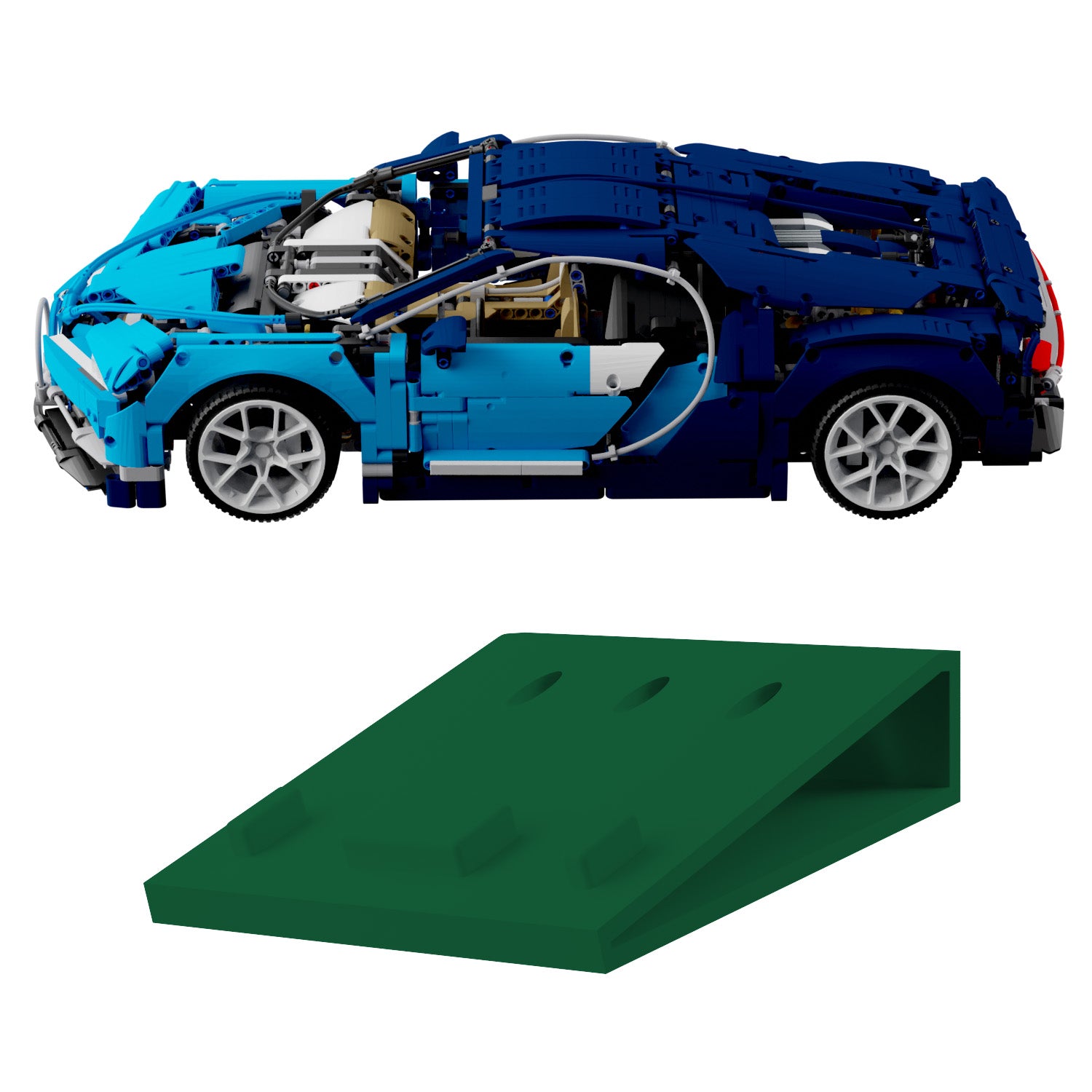 Wandhalterung kompatibel mit LEGO Technik 42083 Bugatti Chiron