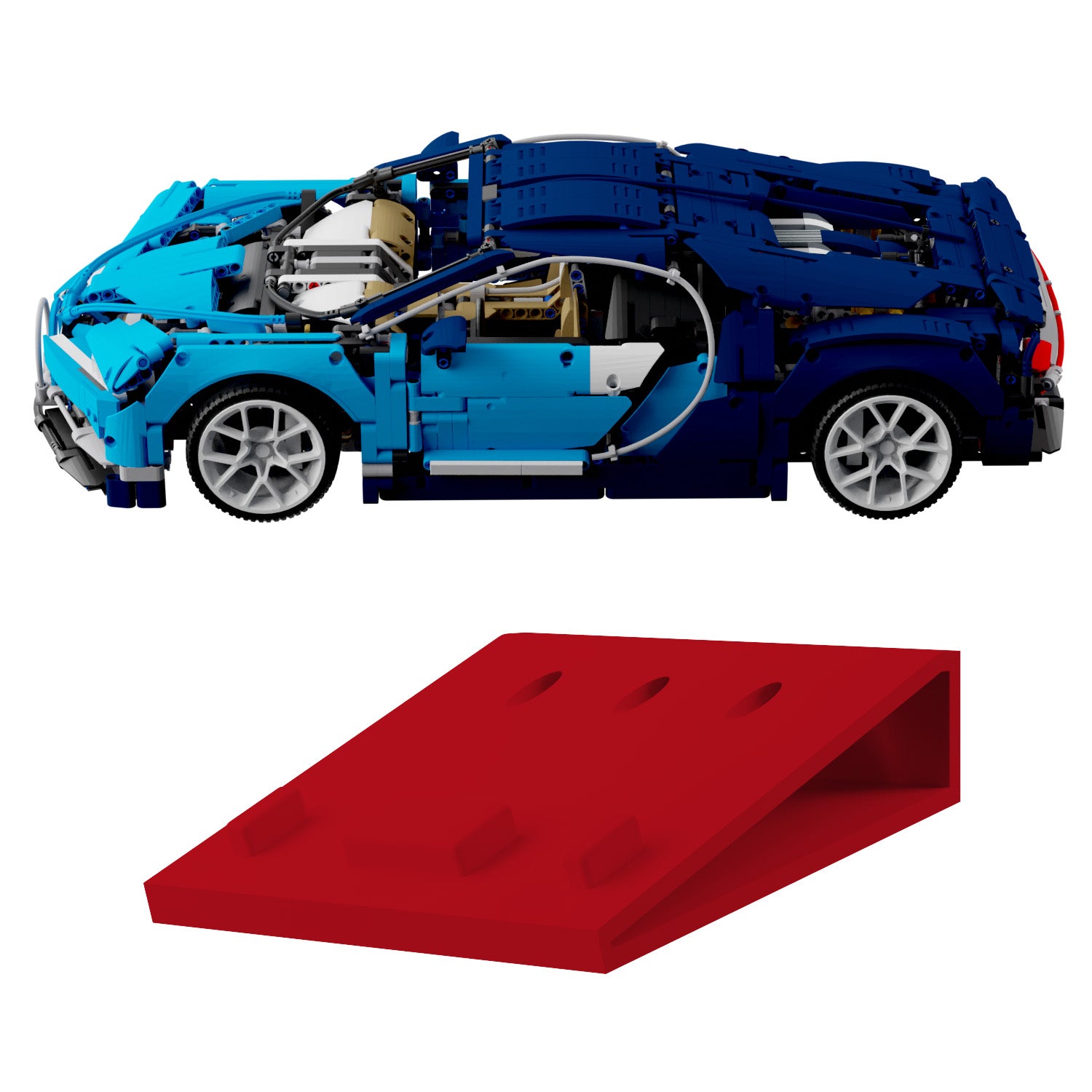 Wandhalterung kompatibel mit LEGO Technik 42083 Bugatti Chiron