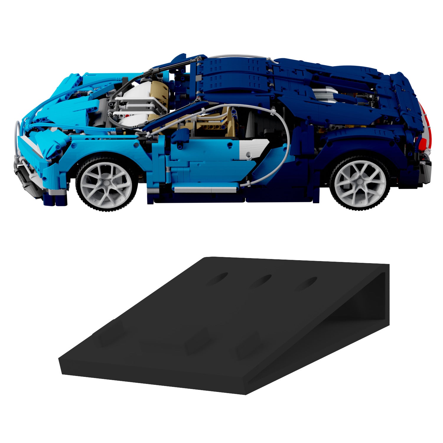 Wandhalterung kompatibel mit LEGO Technik 42083 Bugatti Chiron