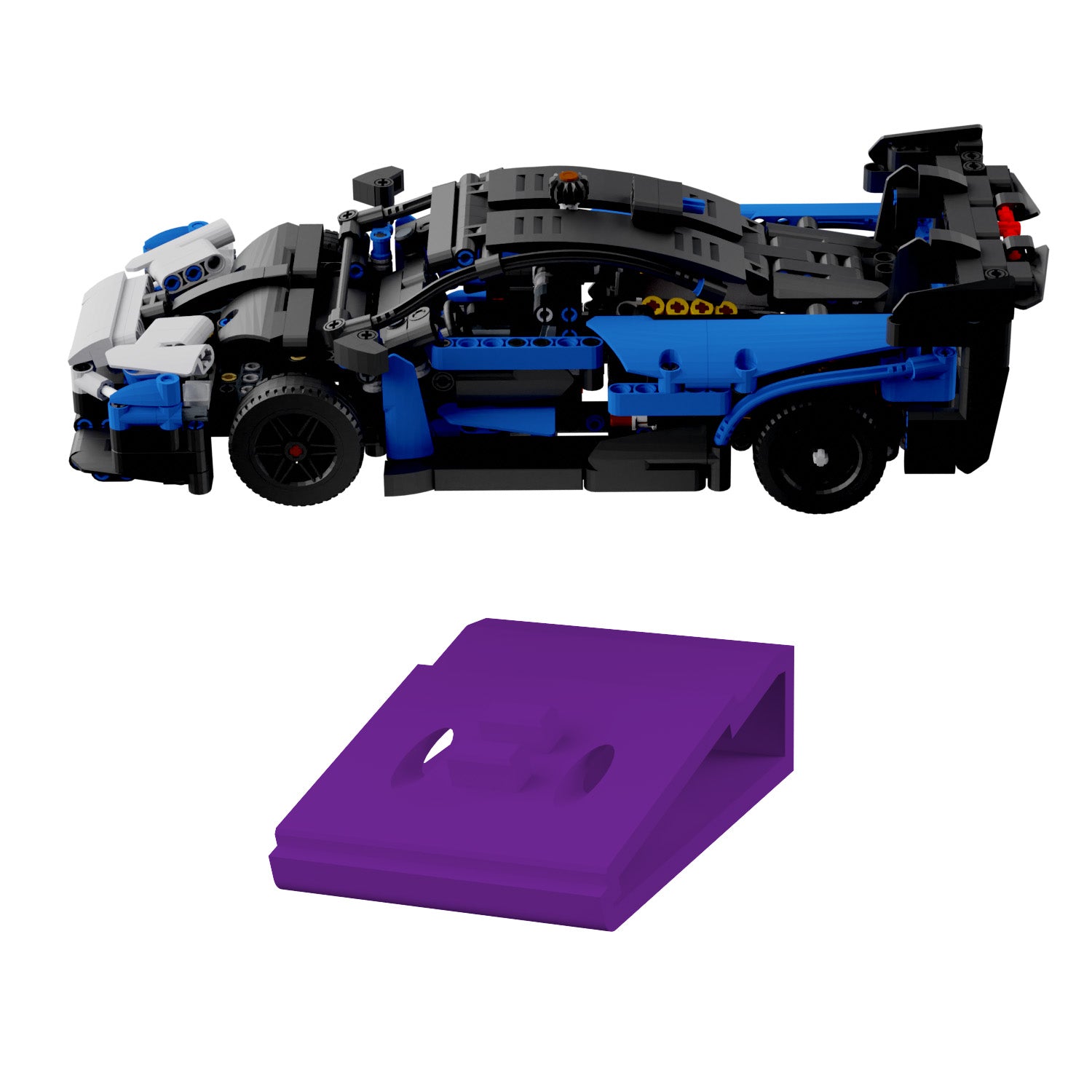 Wandhalterung kompatibel mit LEGO Technik 42123 McLaren Senna GTR