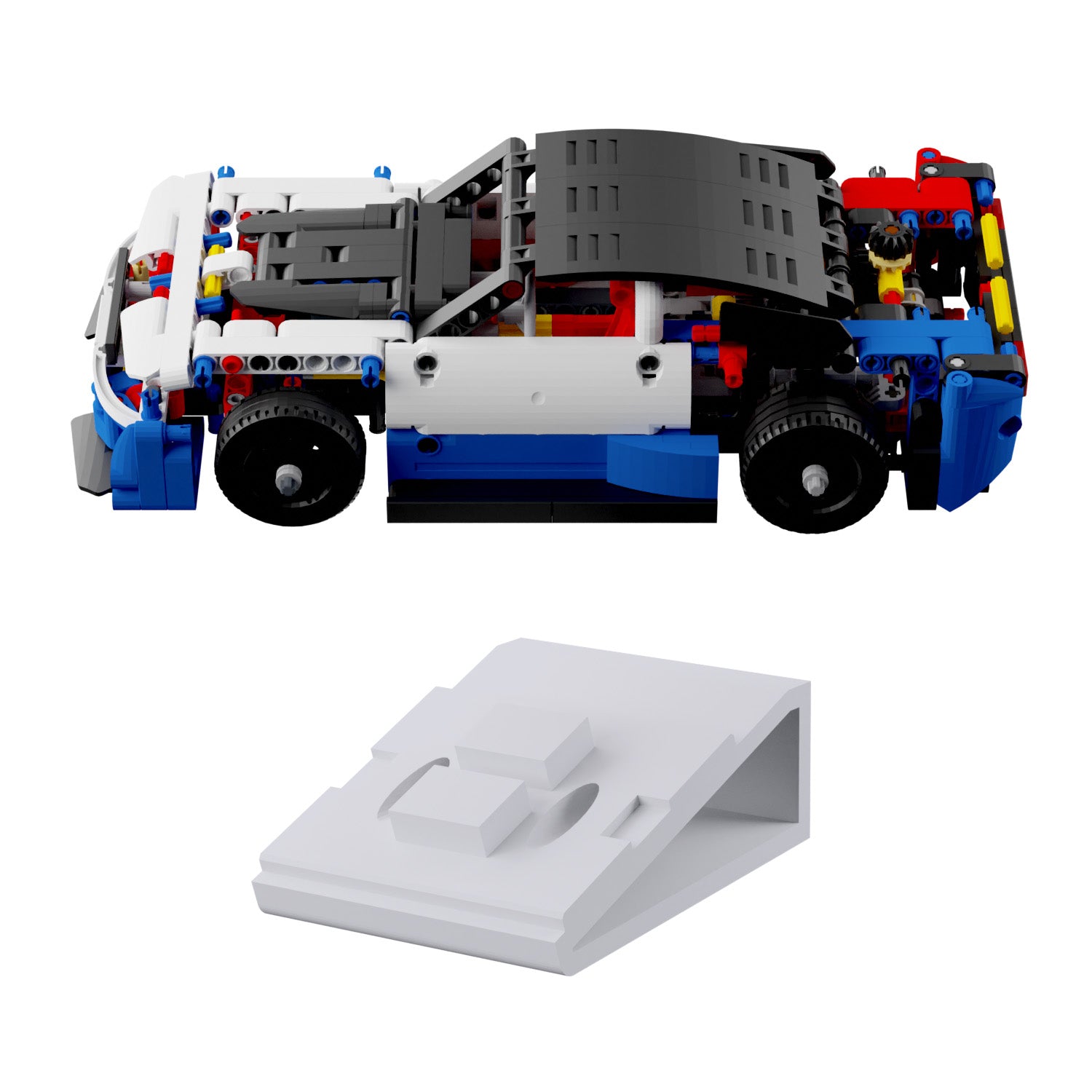 Wandhalterung kompatibel mit LEGO Technik 42153 Chevrolet Camaro ZL1