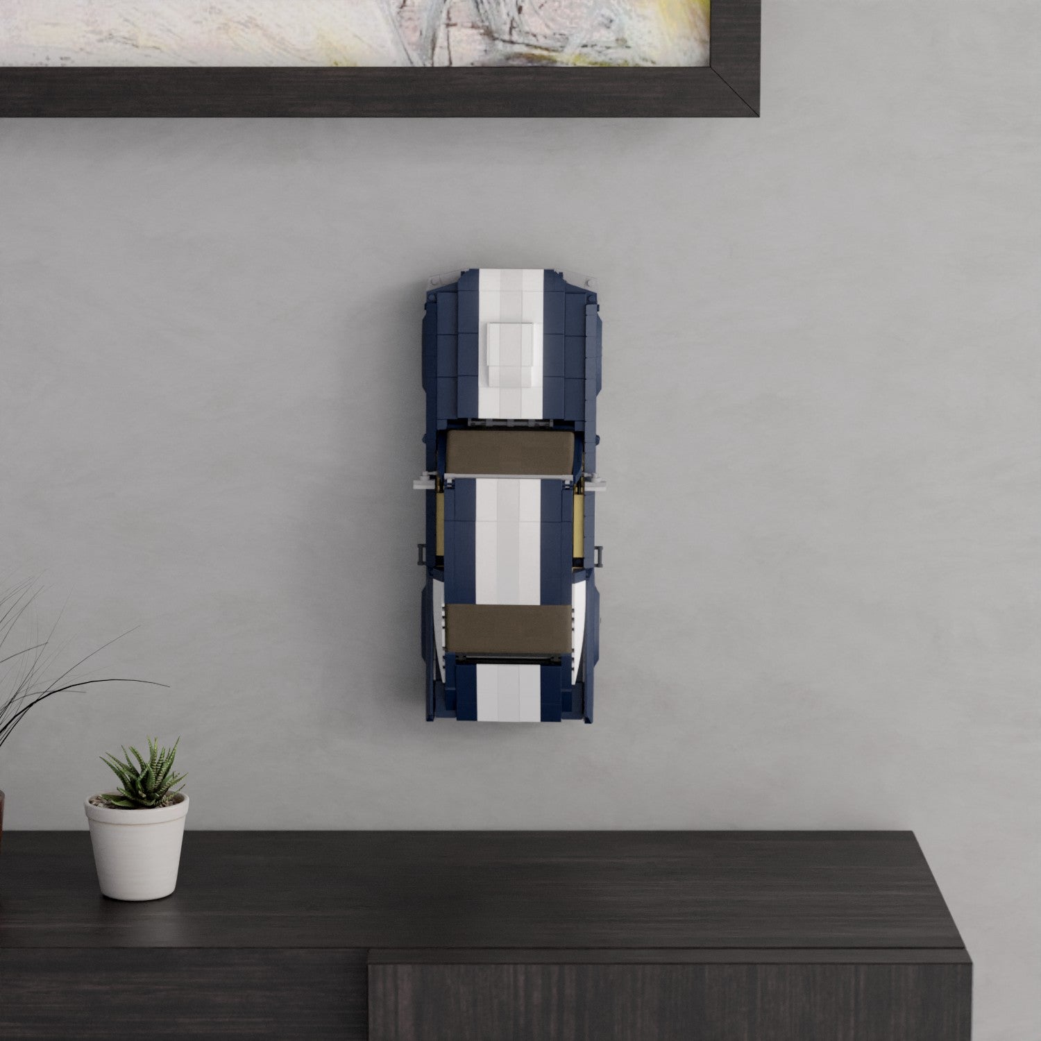 Wandhalterung kompatibel mit LEGO Creator 10265 Ford Mustang Display