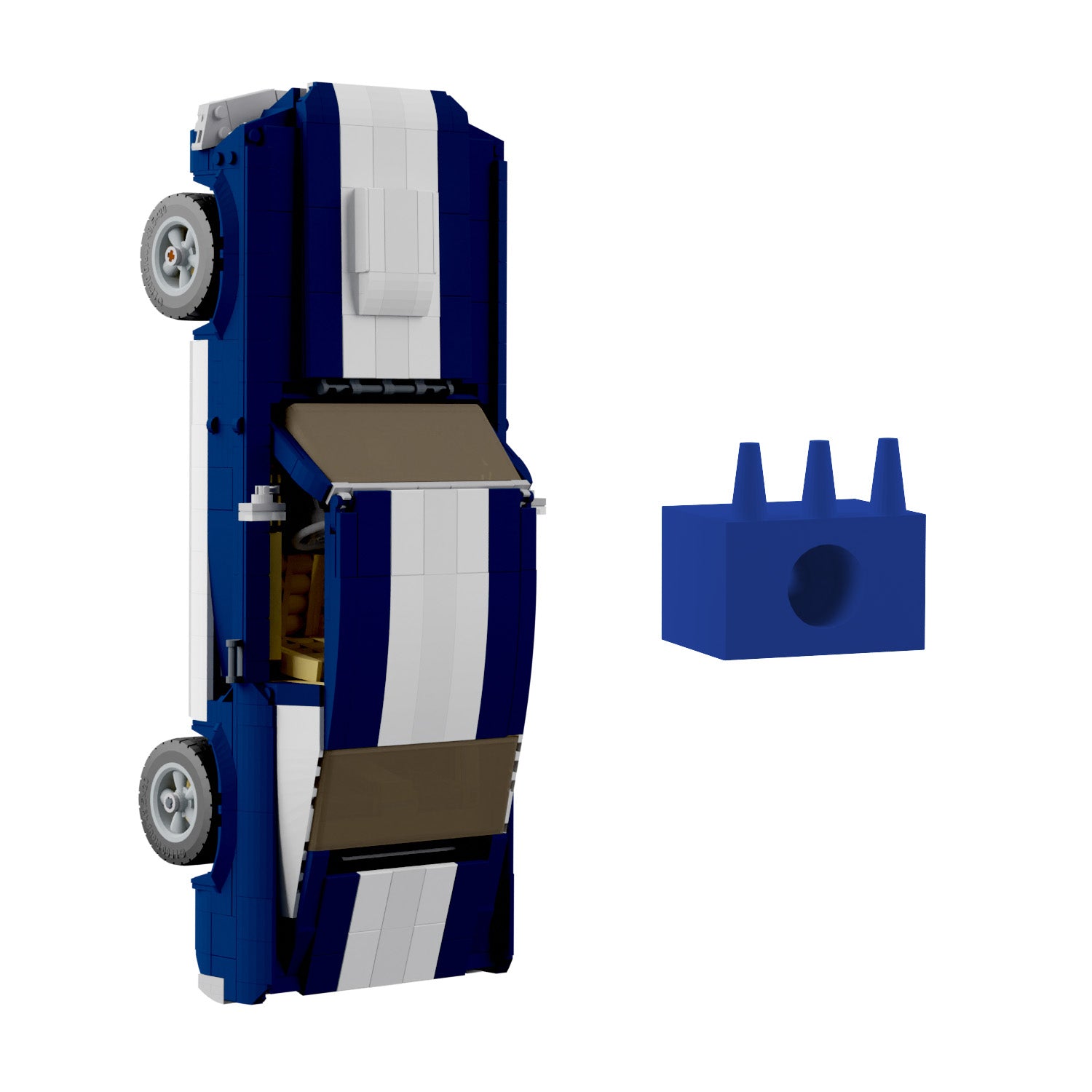 Wandhalterung kompatibel mit LEGO Creator 10265 Ford Mustang Display