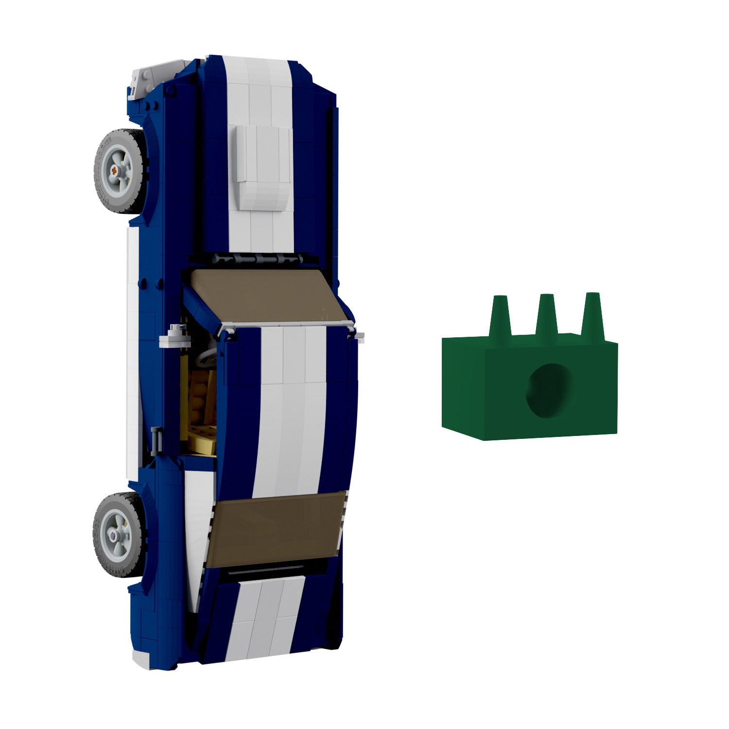 Wandhalterung kompatibel mit LEGO Creator 10265 Ford Mustang Display