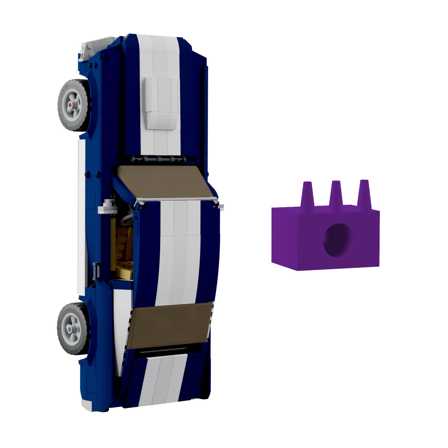 Wandhalterung kompatibel mit LEGO Creator 10265 Ford Mustang Display