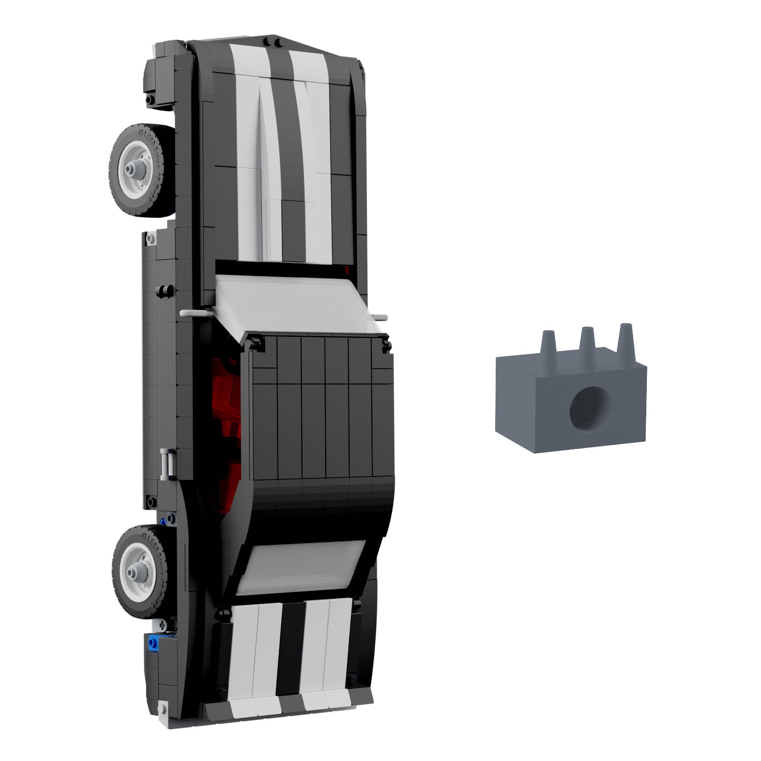 Wandhalterung kompatibel mit LEGO Icons 10304 Chevrolet Camaro Z28