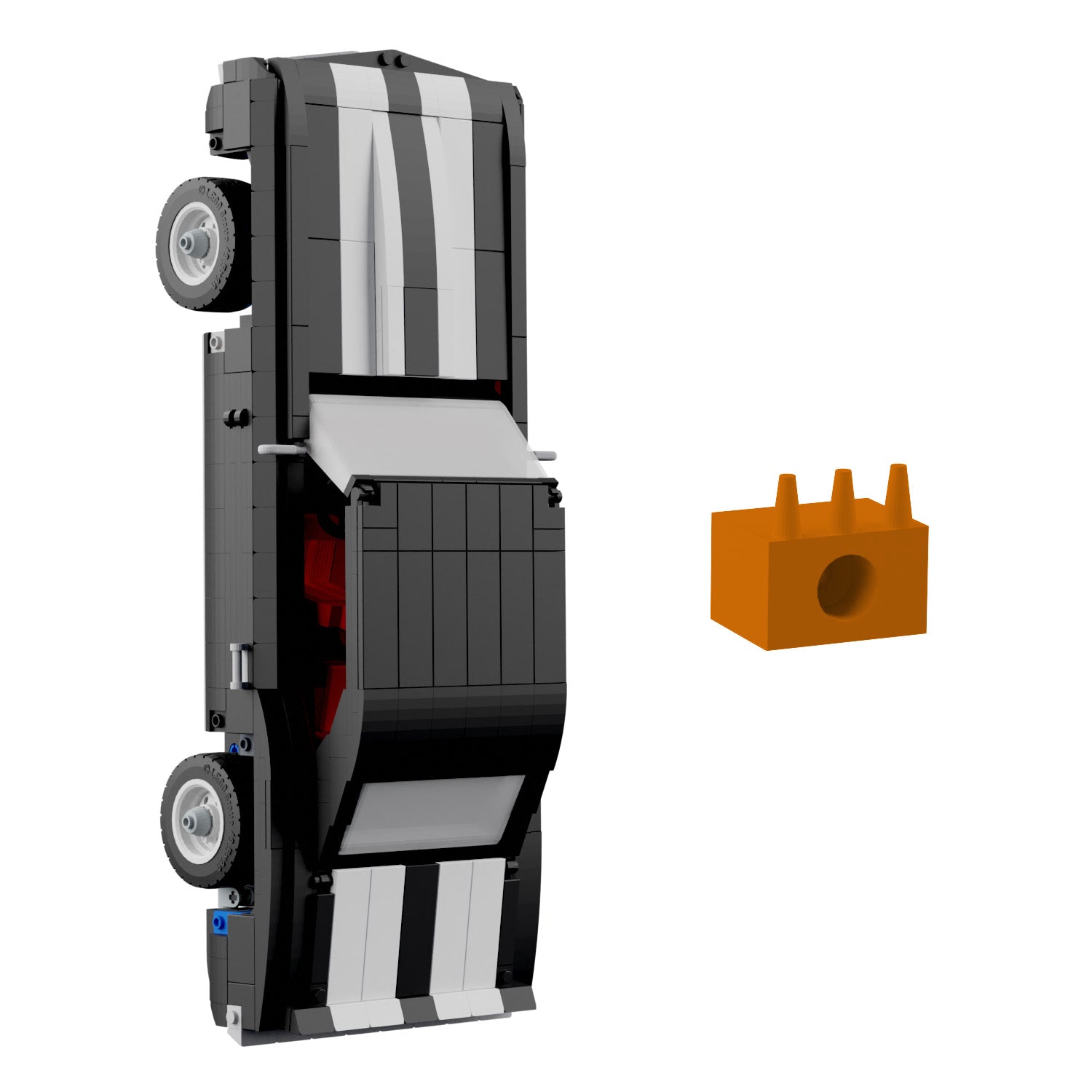 Wandhalterung kompatibel mit LEGO Icons 10304 Chevrolet Camaro Z28