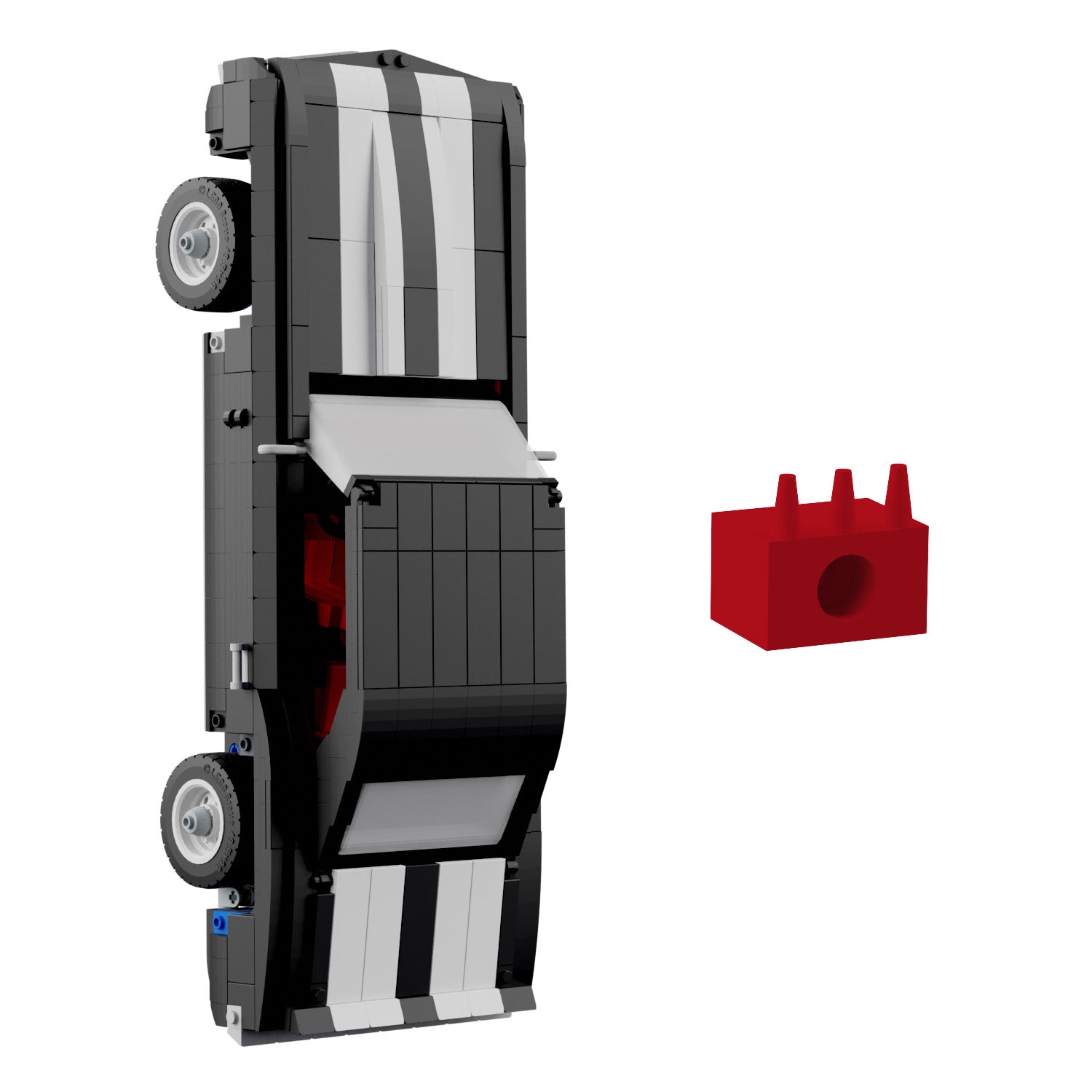 Wandhalterung kompatibel mit LEGO Icons 10304 Chevrolet Camaro Z28