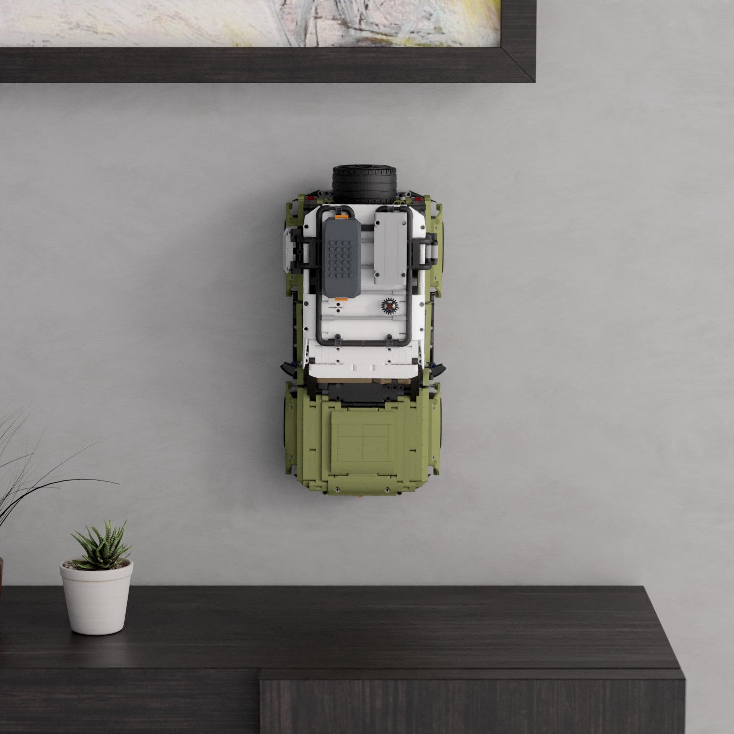 Wandhalterung kompatibel mit Lego Technik 42110 Land Rover Defender