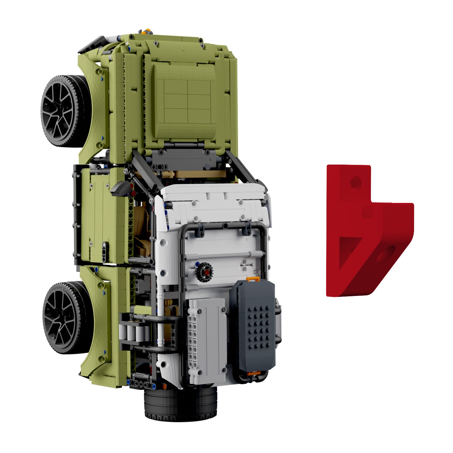 Wandhalterung kompatibel mit Lego Technik 42110 Land Rover Defender