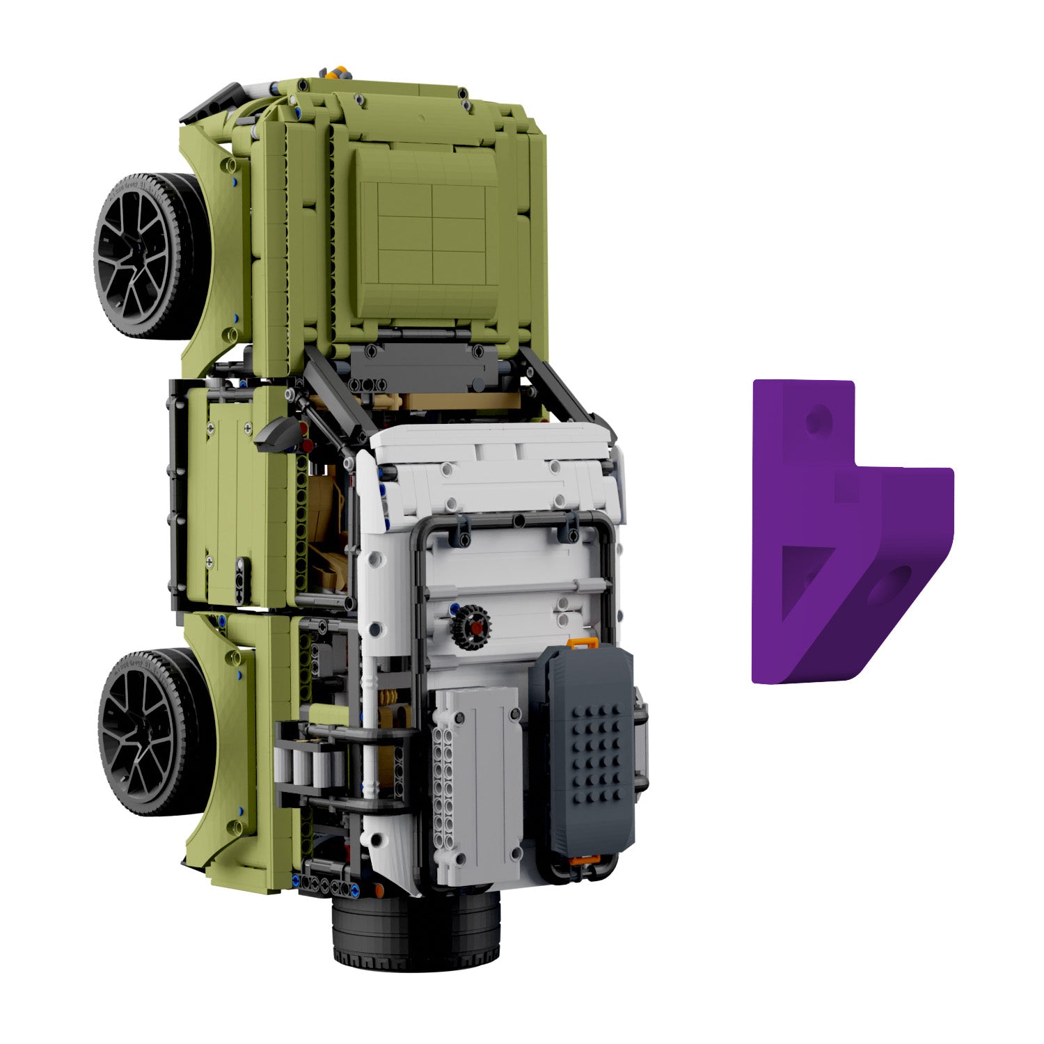 Wandhalterung kompatibel mit Lego Technik 42110 Land Rover Defender