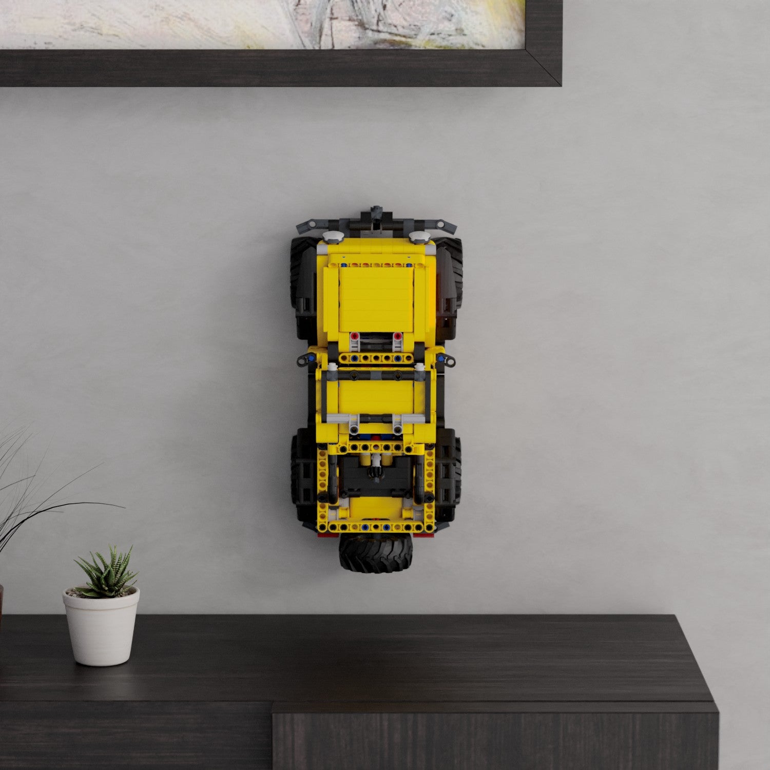 Wandhalterung kompatibel mit LEGO Technik 42122 Jeep Wrangler Display