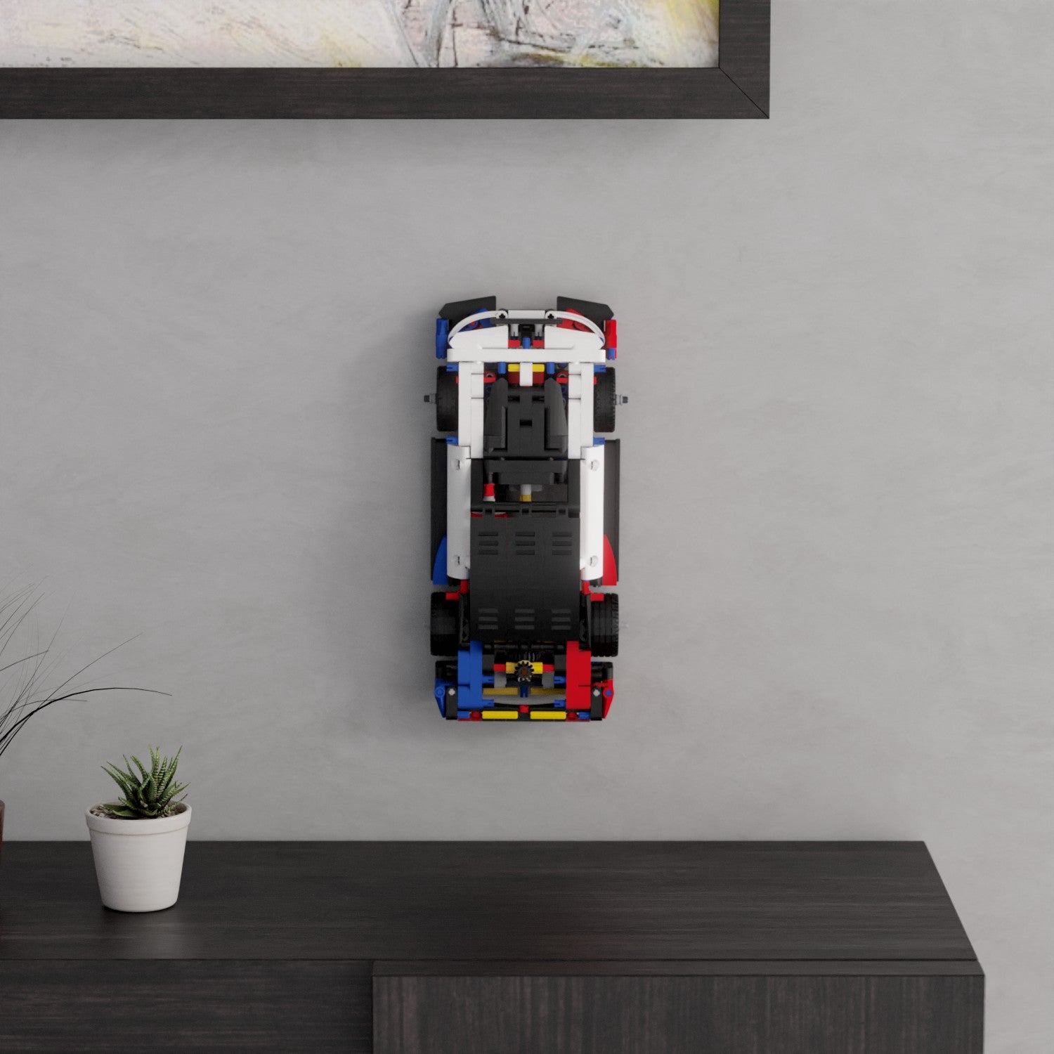 Wandhalterung kompatibel mit LEGO Technik 42153 Chevrolet Camaro ZL1