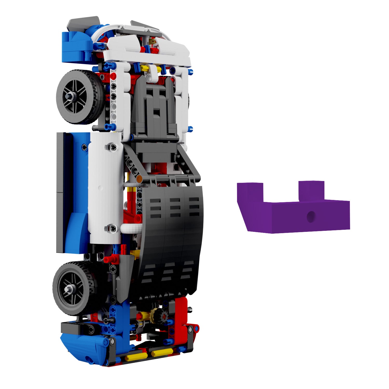 Wandhalterung kompatibel mit LEGO Technik 42153 Chevrolet Camaro ZL1