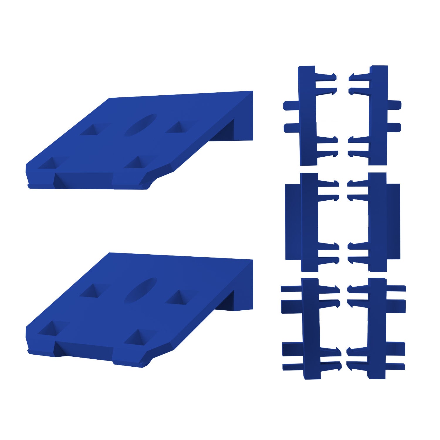 2x Wandhalterung kompatibel mit LEGO Speed Champions Rennwagen Display