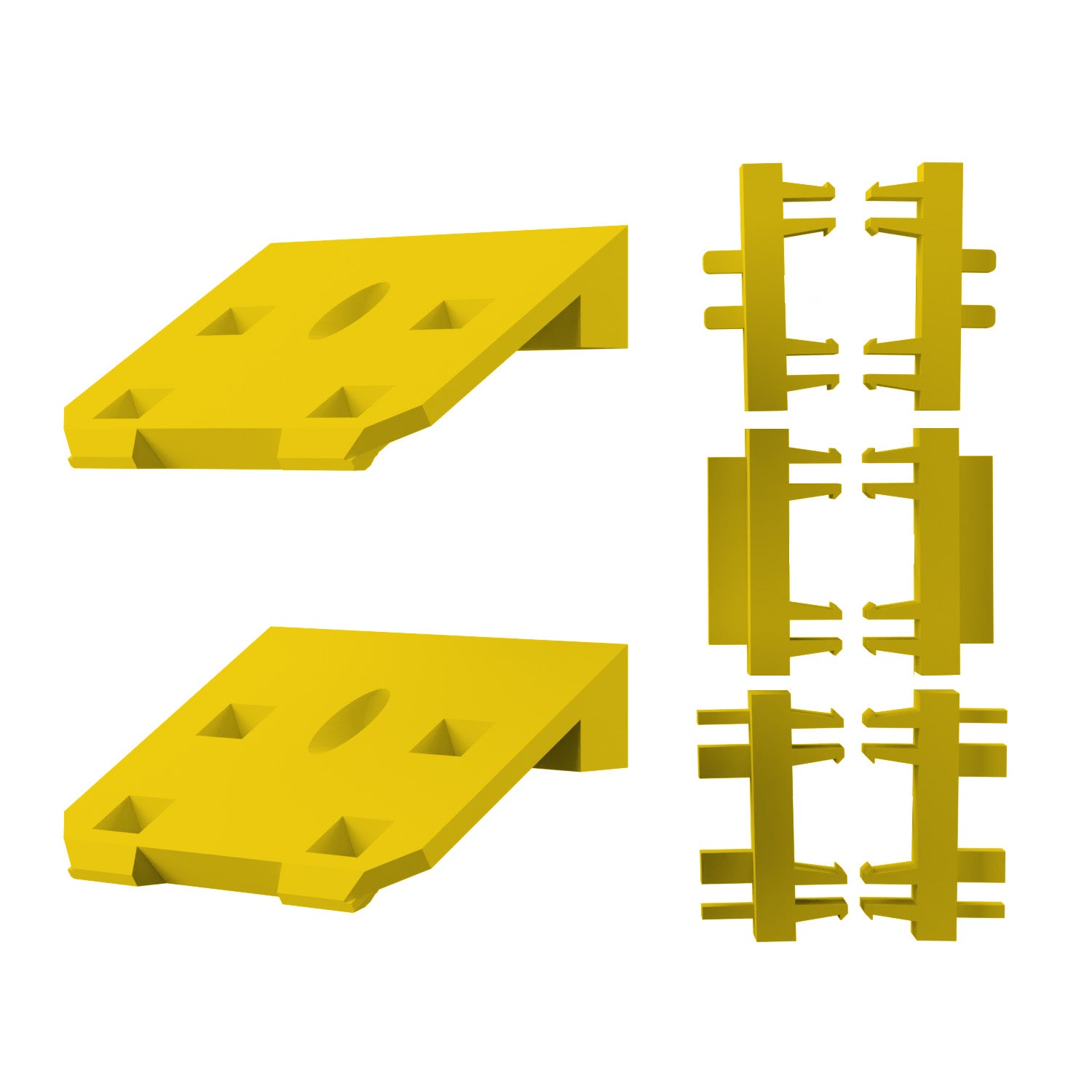 2x Wandhalterung kompatibel mit LEGO Speed Champions Rennwagen Display