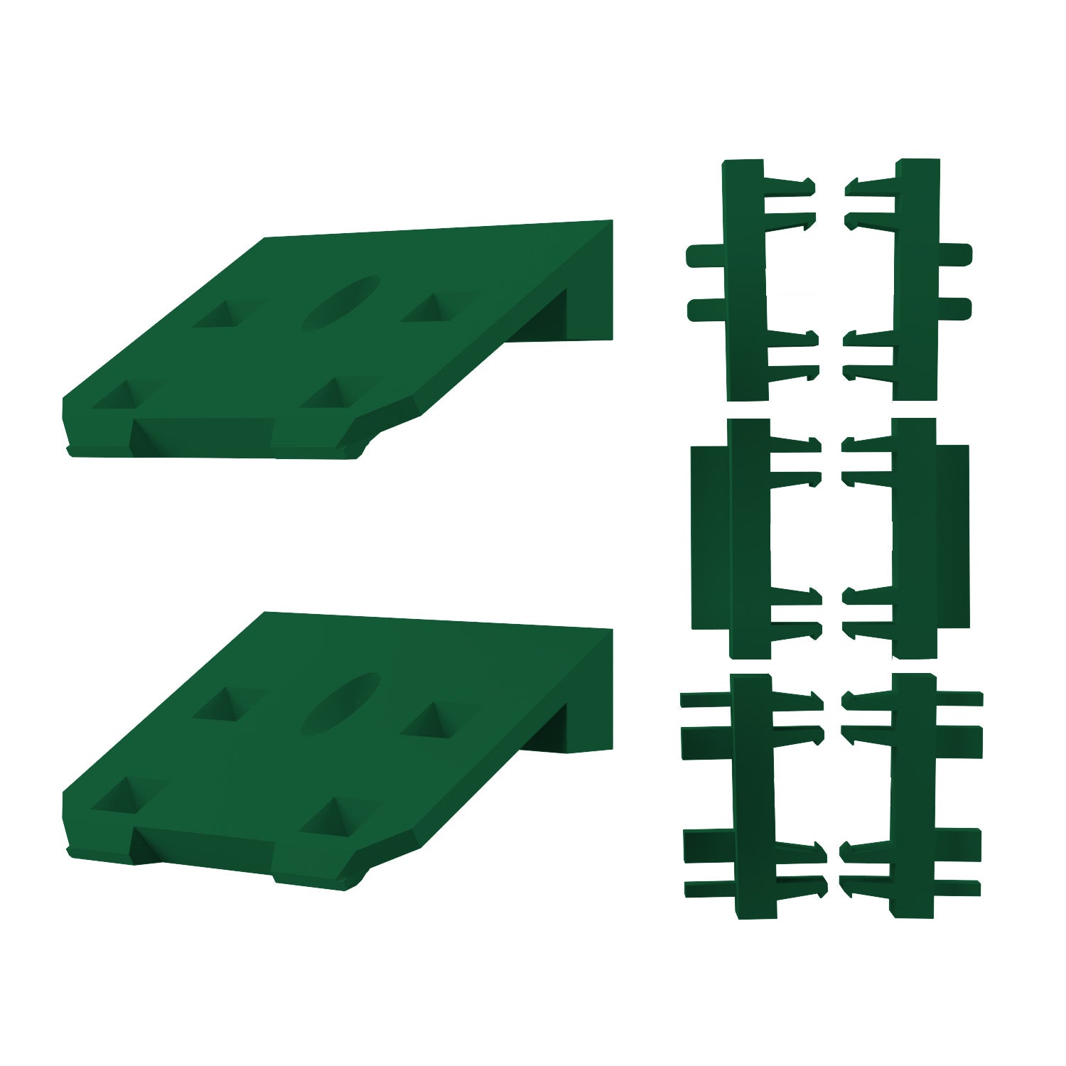 2x Wandhalterung kompatibel mit LEGO Speed Champions Rennwagen Display