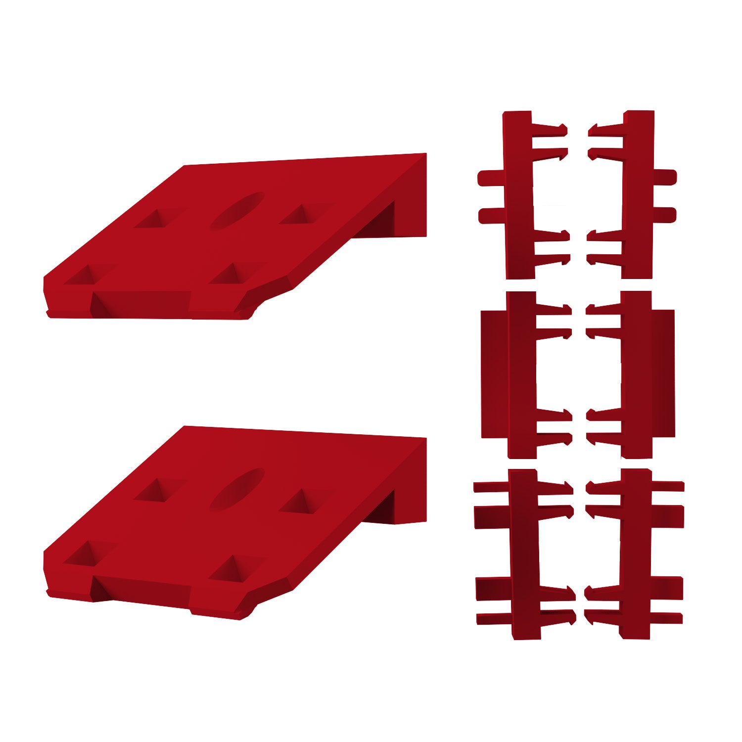 2x Wandhalterung kompatibel mit LEGO Speed Champions Rennwagen Display