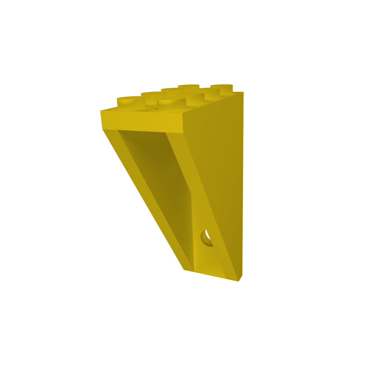 5x-wandhalterung-fuer-2x4-lego-noppensteine-und-figuren-gelb-1