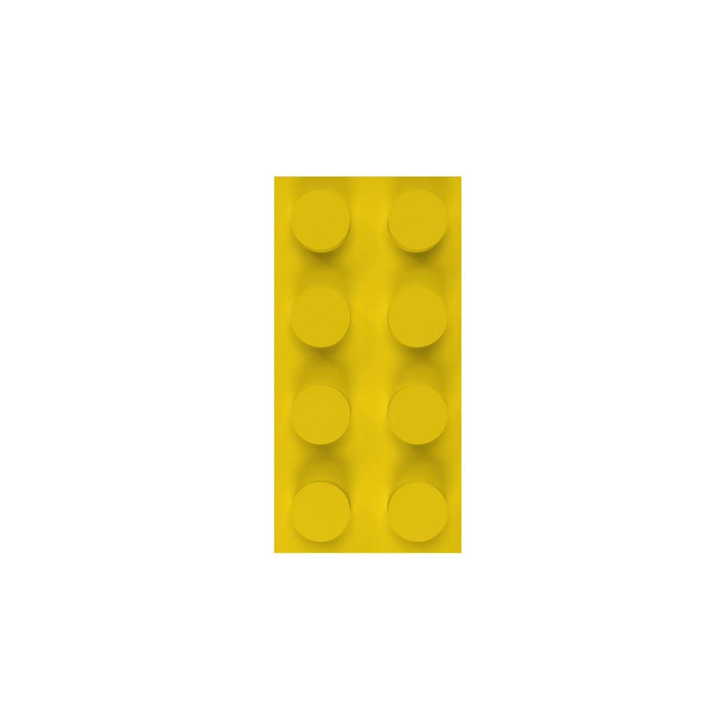 5x-wandhalterung-fuer-2x4-lego-noppensteine-und-figuren-gelb-2