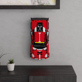 Wandhalterung kompatibel mit Lego Technic 42125 Ferrari 488 GTE Model
