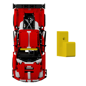 Wandhalterung kompatibel mit Lego Technic 42125 Ferrari 488 GTE Model