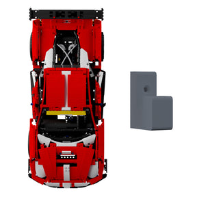 Wandhalterung kompatibel mit Lego Technic 42125 Ferrari 488 GTE Model