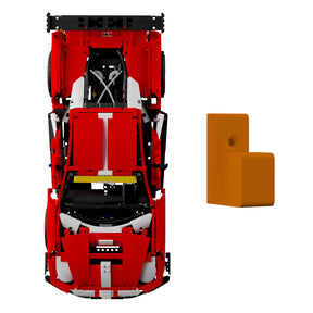 Wandhalterung kompatibel mit Lego Technic 42125 Ferrari 488 GTE Model