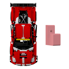 Wandhalterung kompatibel mit Lego Technic 42125 Ferrari 488 GTE Model