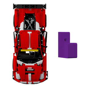 Wandhalterung kompatibel mit Lego Technic 42125 Ferrari 488 GTE Model