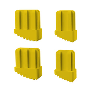 4x Leiterfüße kompatibel für Hailo Leiter 40x30, 20x30mm Innen & Außen