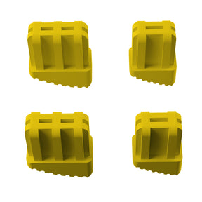 4x Leiterfüße kompatibel für Hailo Leiter 40x30, 20x30mm Innen & Außen