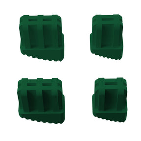 4x Leiterfüße kompatibel für Hailo Leiter 40x30, 20x30mm Innen & Außen