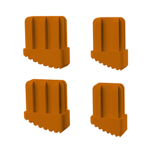 4x Leiterfüße kompatibel für Hailo Leiter 40x30, 20x30mm Innen & Außen