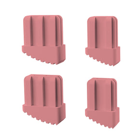 4x Leiterfüße kompatibel für Hailo Leiter 40x30, 20x30mm Innen & Außen