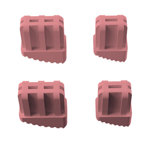 4x Leiterfüße kompatibel für Hailo Leiter 40x30, 20x30mm Innen & Außen