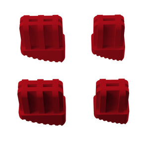 4x Leiterfüße kompatibel für Hailo Leiter 40x30, 20x30mm Innen & Außen