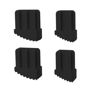 4x Leiterfüße kompatibel für Hailo Leiter 40x30, 20x30mm Innen & Außen