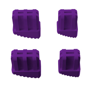 4x Leiterfüße kompatibel für Hailo Leiter 40x30, 20x30mm Innen & Außen