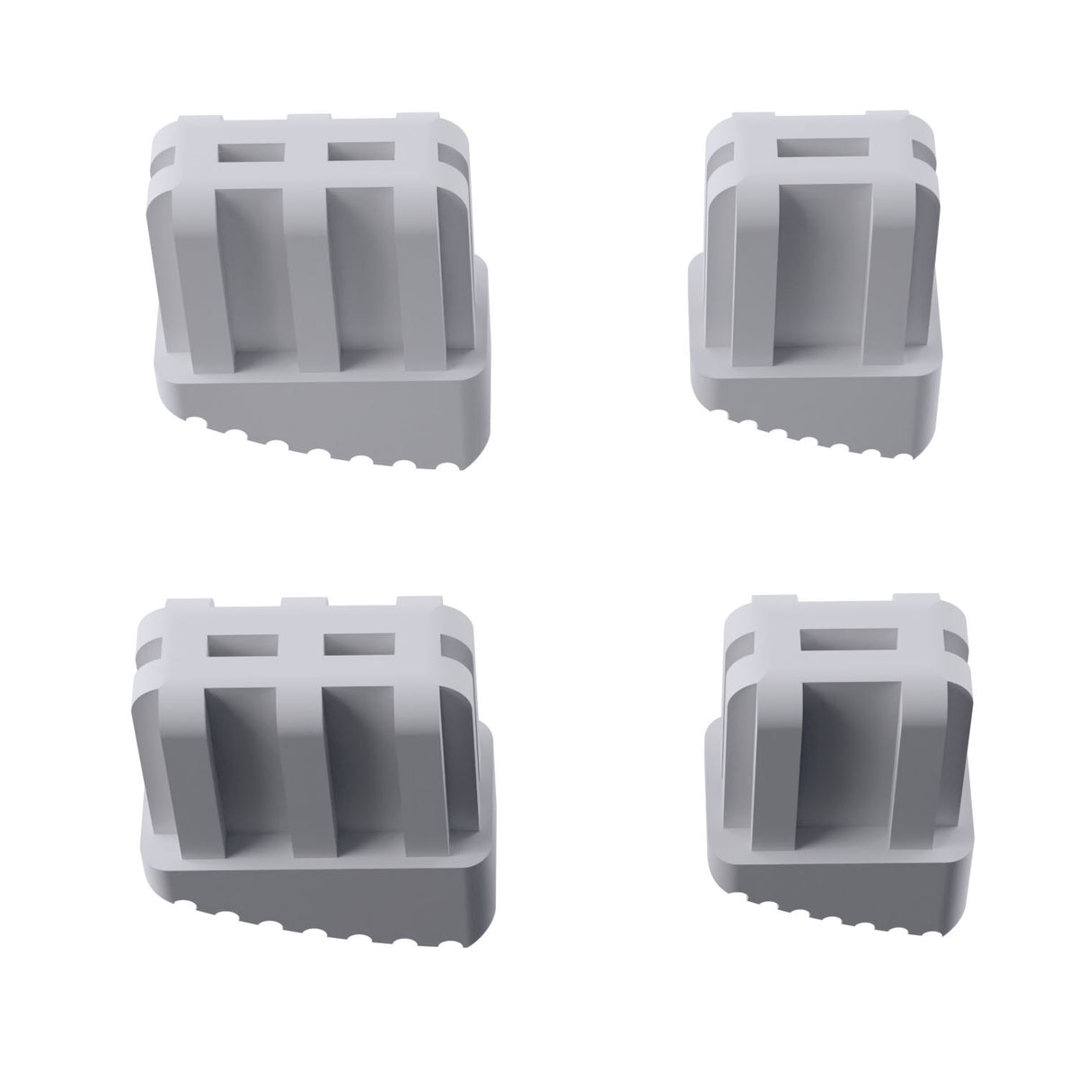 4x Leiterfüße kompatibel für Hailo Leiter 41x21, 31x21mm Innen & Außen